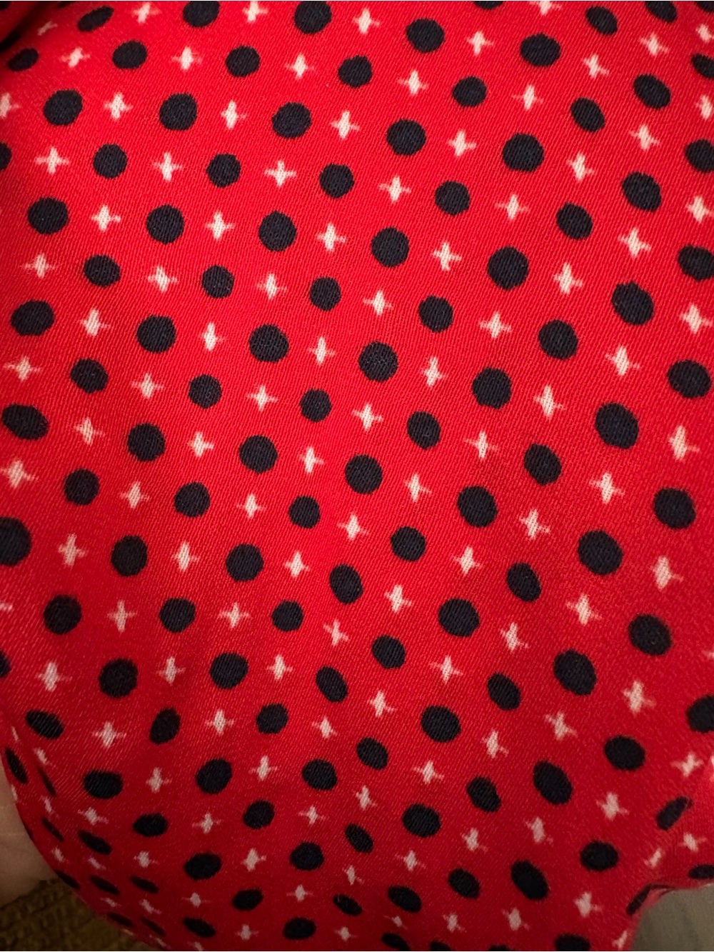 aerie Red Black Festival Patterned LS Pajama Set Holiday Polyester - Picture 5 of 11